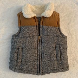 Fleece lined vest